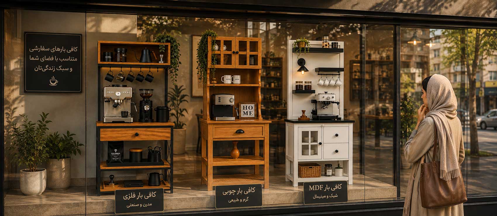 کافی بار خانگی ایرانی